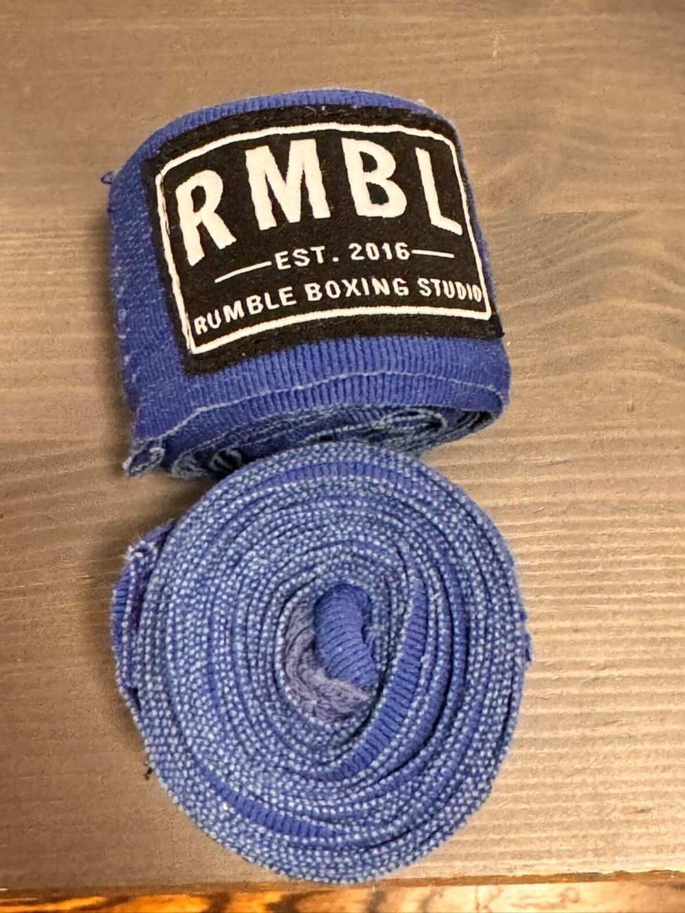 Rumble Boxing Studio Boxing Hand Wraps / Blue